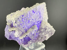 Load image into Gallery viewer, Fluorite-45 – gem Fluorite with Calcite from Denton Mine, Cave-in-Rock, Illinois