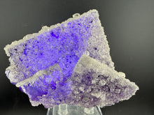 Load image into Gallery viewer, Fluorite-45 – gem Fluorite with Calcite from Denton Mine, Cave-in-Rock, Illinois
