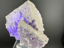 Load image into Gallery viewer, Fluorite-45 – gem Fluorite with Calcite from Denton Mine, Cave-in-Rock, Illinois
