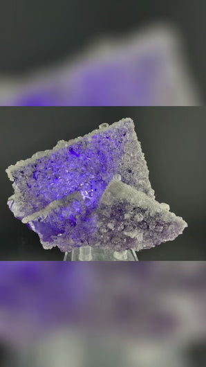 Fluorite-45 – gem Fluorite with Calcite from Denton Mine, Cave-in-Rock, Illinois